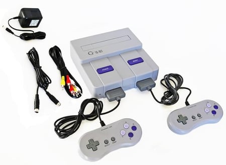 جهاز "G 16-BIT" لتشغيل العاب سوبر نينتندو وجميع الانظمه