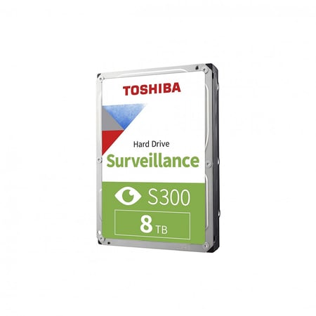 هارد تخزين داخلي لاجهزه الكمبيوتر المكتبي وكاميرات المراقبه سعه 8 تيرا Toshiba Hard Disk Drive S300 8TB HDWT720UZSVA 5400RPM 8TB
