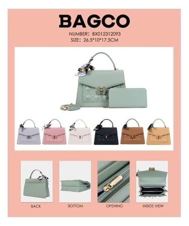 شنطة نسائية بتصميم عصري - لون بيج غامق