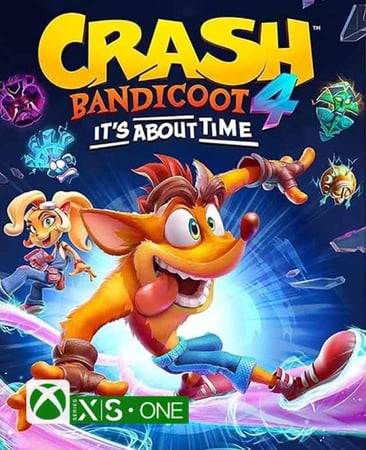 لعبة Crash Bandicoot 4 : It's About Time  | كود رقمي |  XBOX