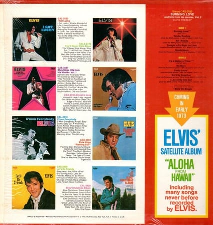 Elvis Presley - Burning Love And Hits From His Movies