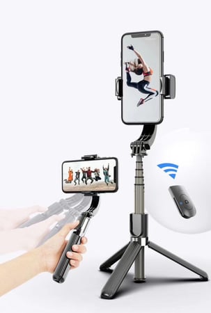 حامل او ترايبود وعصا سيلفي لاسلكي ذكي موديل L08