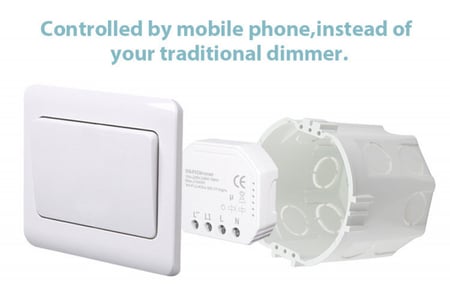 وحدة تحكم ديمر مدمجة داخل الحائط للإضاءة الذكية - أبحر أونلاين