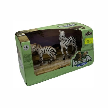 مجسمات بلاستيك عائلة حمار الوحش صغير