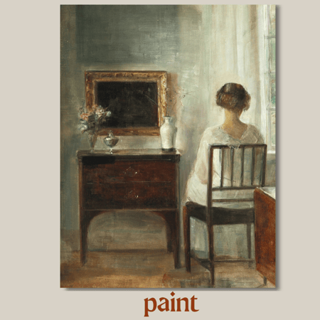 لوحة كلاسيكية بطابع زيتي Paintsgallery