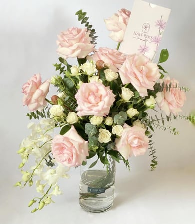 فازة ورد كبيرة