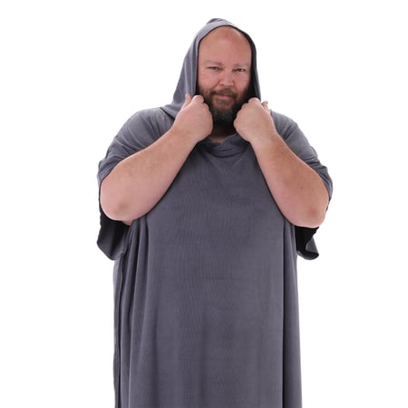 روب استحمام  - رمادي - RJ