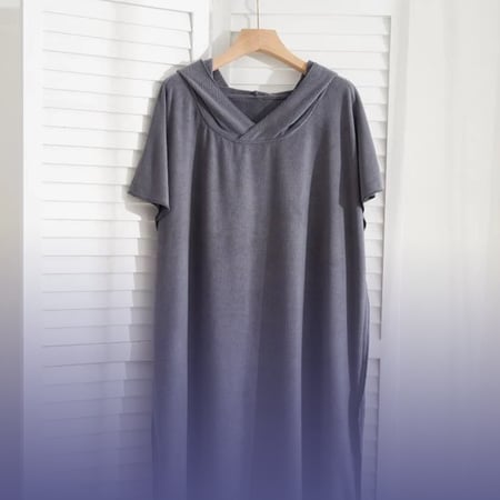 روب استحمام  - رمادي - RJ