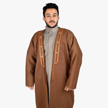 فروه بشت وبر زري بني محروق