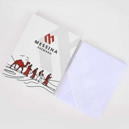 شماغ ميساينا ابيض