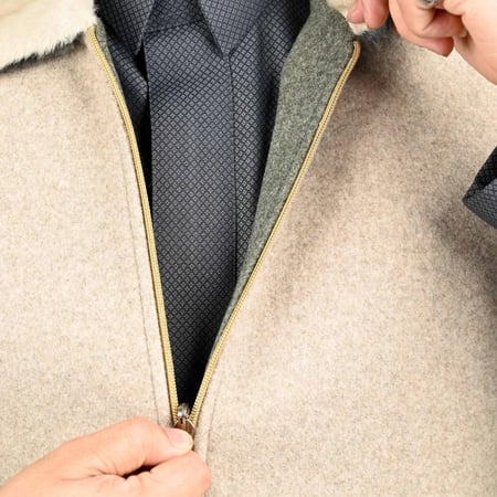 سديري جوخ شتوي دبل فيس بسحاب