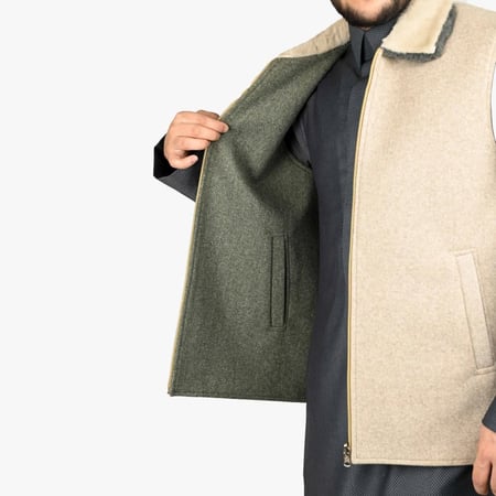 سديري جوخ شتوي دبل فيس بسحاب