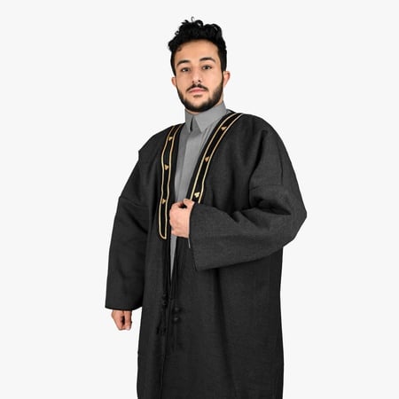 فروه بشت وبر زري اسود