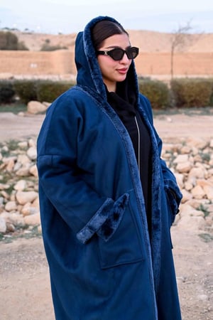 فروة نسائي مخمل قبوع