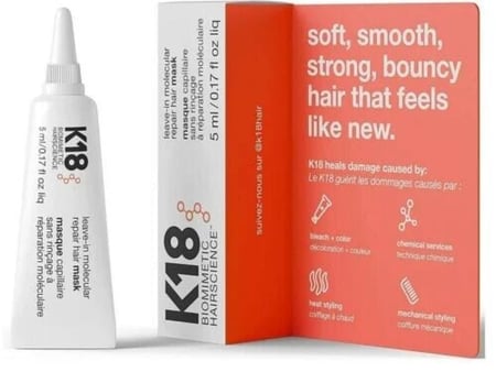 كيه 18 ماسك لاصلاح الشعر لا يحتاج للشطف- 5 مل
