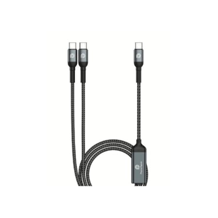 فون بلانيت : كيبل يو اس بي تايب سي 2 في 1 (USB-c to 2* USB-C) - 1.2 متر