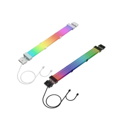 سبير كيبل اضاءة ار جي بي للبي سي 8 دبوس