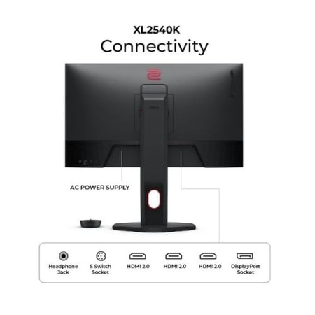 شاشة بين كيو زواي 24 بوصة للرياضات الالكترونية  (XL2540K)