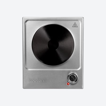 كولن طباخ كهربائي 1000 واط، 1 عين ، لون فضي