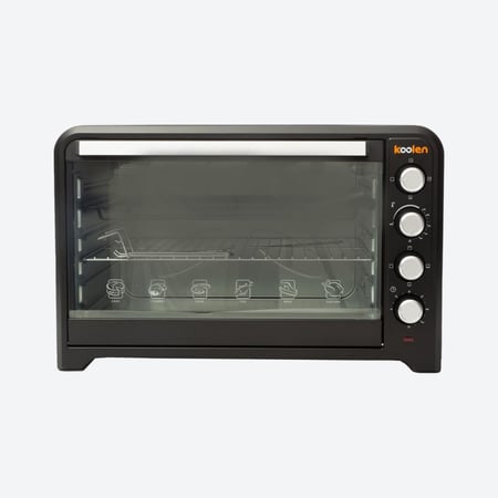 كولن فرن كهربائي 2800 واط، سعة 100 لتر، لون اسود