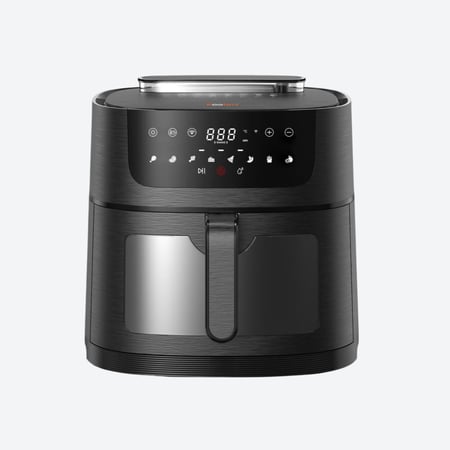 كولن قلاية هوائية 1800 واط بتقنية بتقنية الواي فاي، سعة 8 لتر، لون أسود