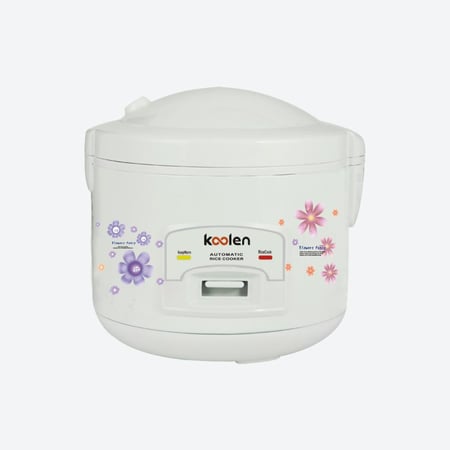 كولن طباخ الارز 500 واط, سعة 1.5 لتر, لون أبيض