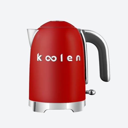 كولن غلاية كهربائية ستانلس ستيل 2200 واط، سعة 1.7 لتر، متعددة الالوان