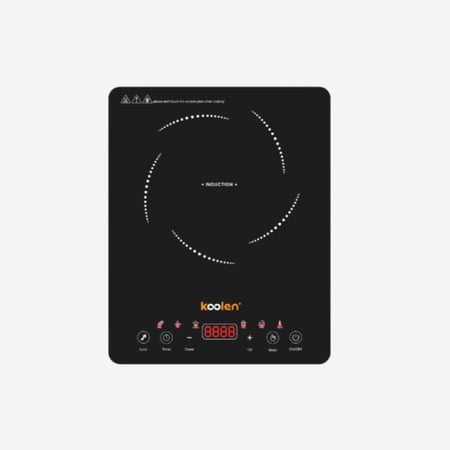 كولن موقد كهربائي الكتروني نحيف 2000 واط، لون أسود