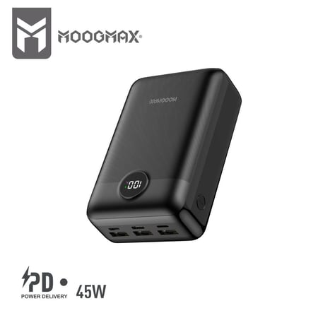 شاحن متنقل 30 ألف مللي امبير - 45 واط