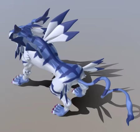 فيقر غارورومون - figure Garurumon