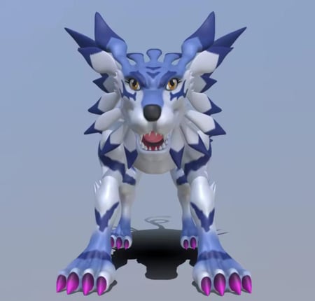 فيقر غارورومون - figure Garurumon
