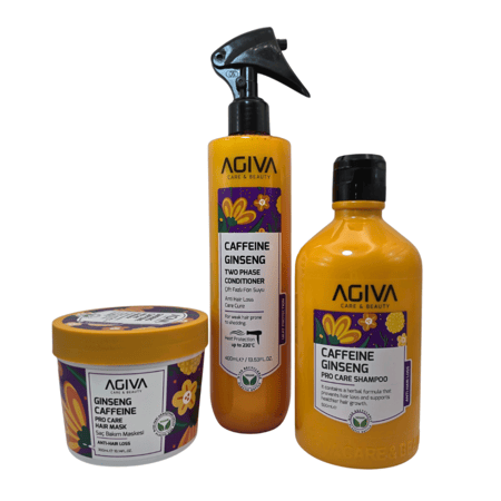 مجموعة الكافيين و الجينسنغ لمنع تساقط الشعر من اجيفا