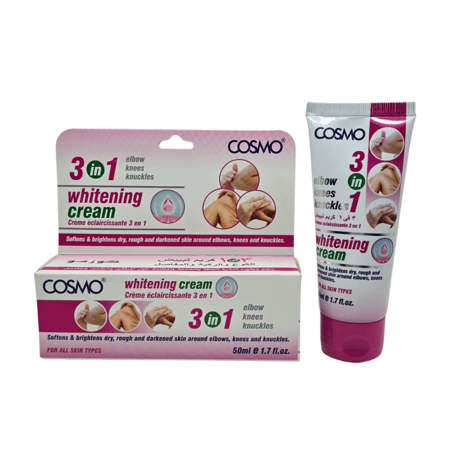 كريم تبييض الكوع والركبة والمفاصل 3 ×1 من كوزمو - 50 مل