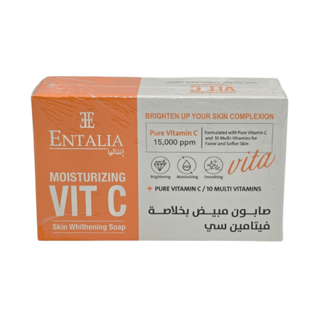 صابون مرطب و مبيض بخلاصة فيتامين سي من انتاليا , 100 جرام