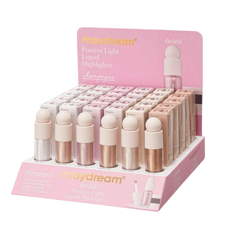 اضاءه هايلايتر بملمس حريري مخملي ناعم قابل للدمج 01 - Maydream