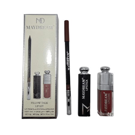 طقم مكياج شفايف (محدد + روج + قلوس) من ماي دريم