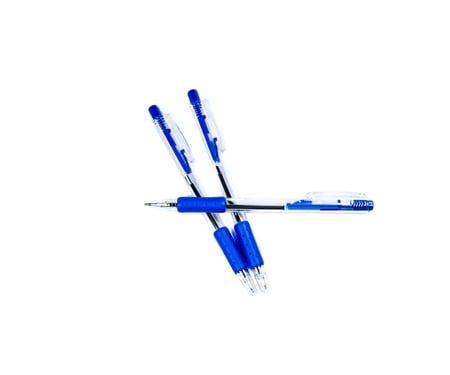 أقلام حبر جاف ضغط أزرق YANYAN مقاس 1.0 ملم - عدد 10