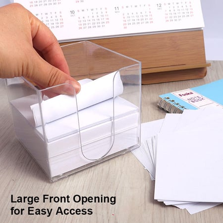 اوراق ملاحظات غير لاصقة أبيض FOSKA مع حافظة - عدد 750 شريحة