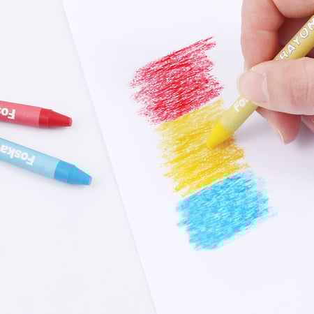 أقلام تلوين كرايون شمع FOSKA - عدد 12