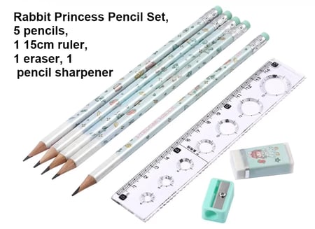 طقم FOSKA أقلام رصاص بلاستيك بألوان متنوعة - 8 قطع