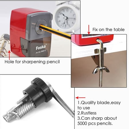 براية مكتبية FOSKA بألوان متنوعة