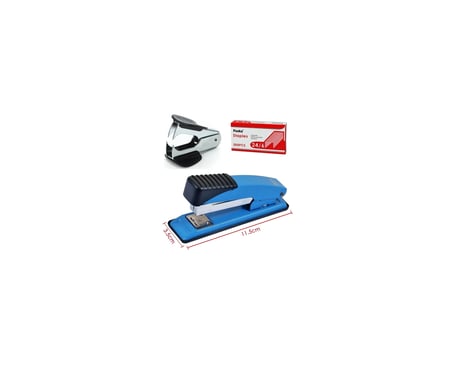 طقم دباسة مكتبية أسود - 3 قطع