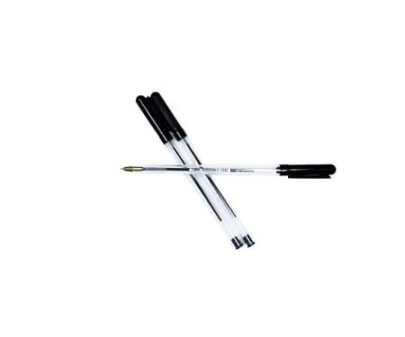 أقلام حبر جاف أسود YANYAN مقاس 1.0 ملم - عدد 10