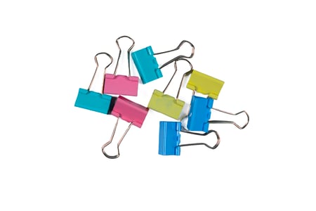 مثبت ورق مقاس 51 ملم بألوان متنوعة عدد 12