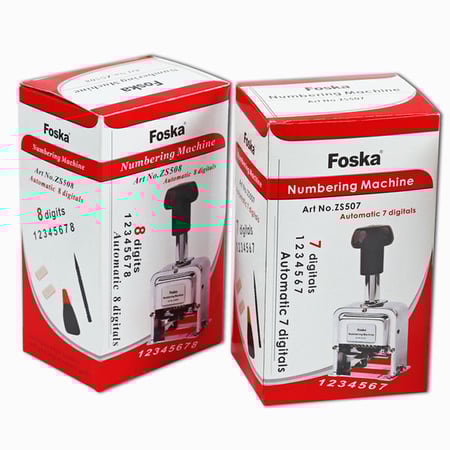 ختم ارقام 8 خانات 5 ملم FOSKA