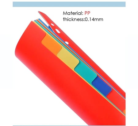 منظم مستندات مرقم و ملون FOSKA A4 حجم 31 شريحة مرقمة