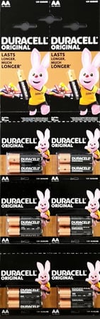 بطاريات DURACELL AA عدد 12
