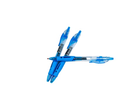 أقلام حبر جل ضغط أزرق YANYAN مقاس 0.7 ملم - عدد 10