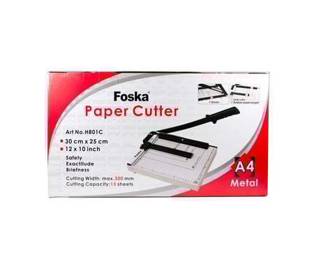 آلة قص الأوراق A4 حجم 12x10 إنش