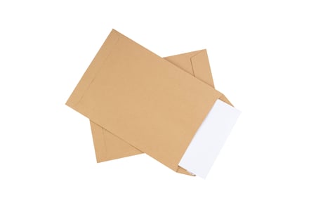 أظرف ATLAS مانيلا - بني - حجم 10 × 7 بوصة - 25 ظرف